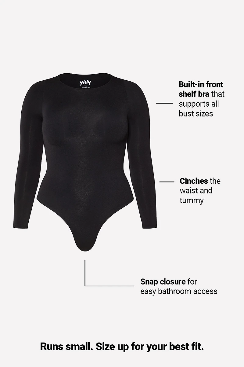 Nearly Naked Shapewear Long Sleeve Bodysuit