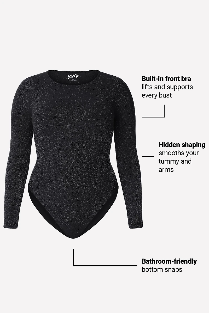 Nearly Naked Luxe Shapewear Long Sleeve Bodysuit