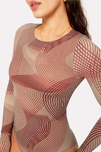 Nearly Naked Shapewear Longsleeve Bodysuit
