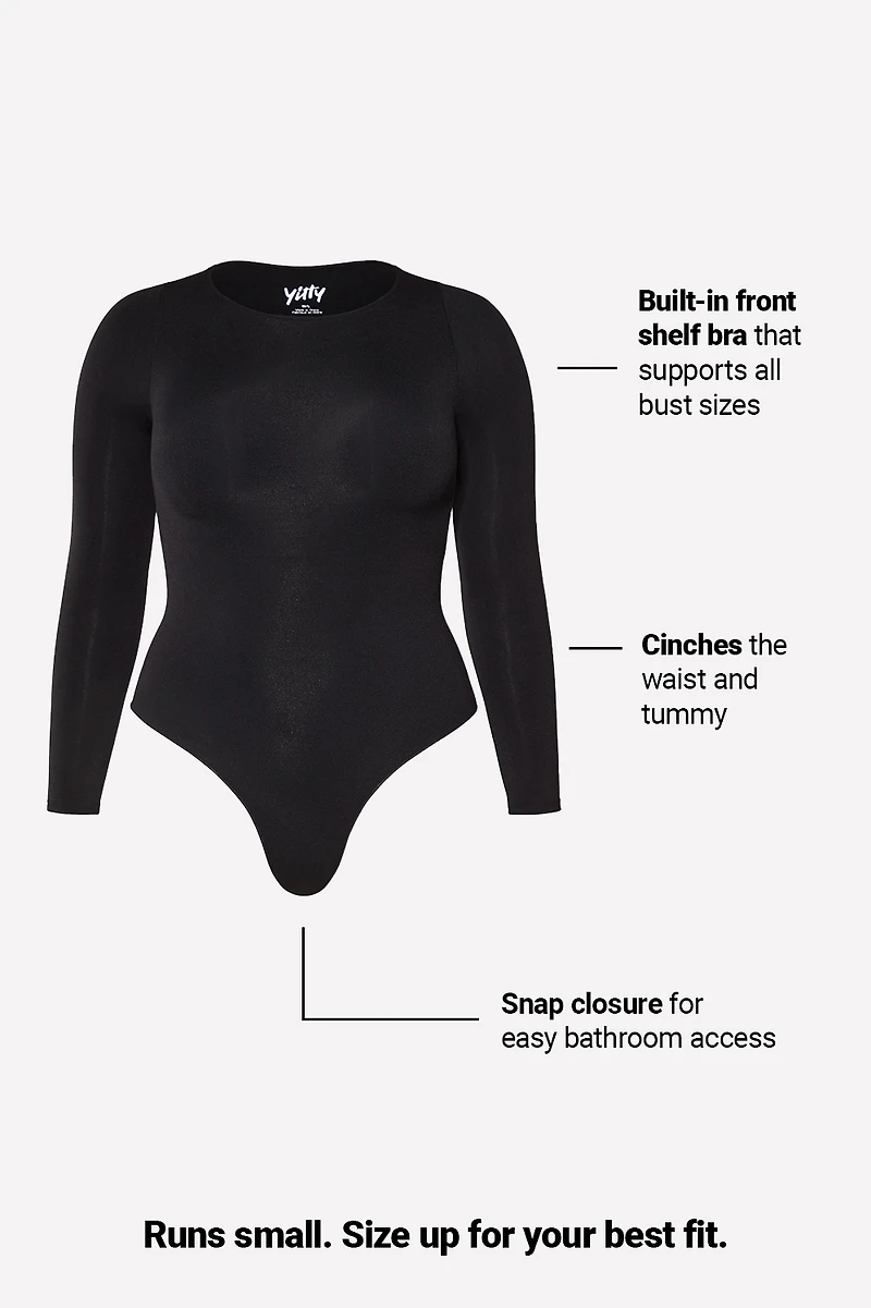 Nearly Naked Shapewear Longsleeve Bodysuit