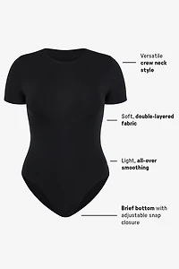 Snug Cotton Short Sleeve Brief Bodysuit