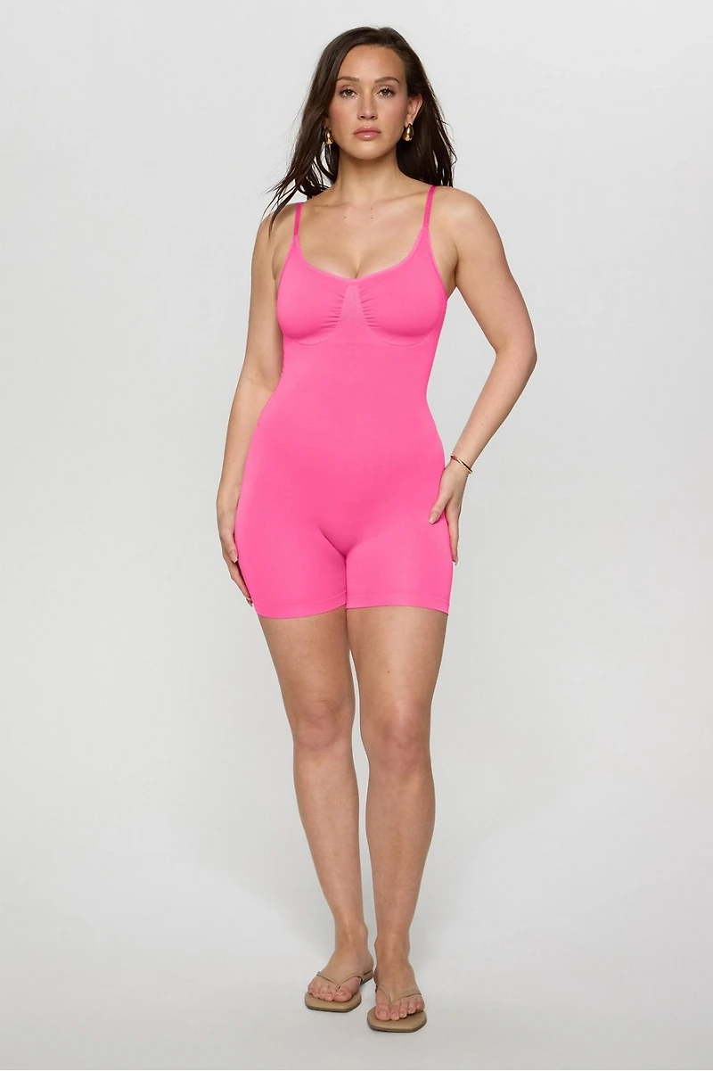 Smooth As Hell Shaping Short Onesie