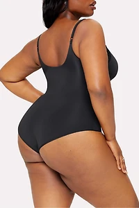 Smoothed Reality Lace Brief Bodysuit