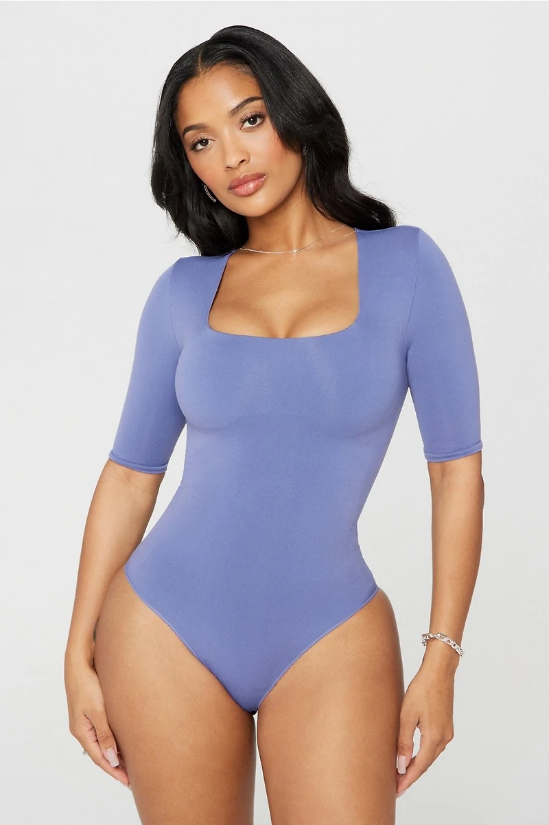 Nearly Naked Shapewear 3/4 Sleeve Bodysuit
