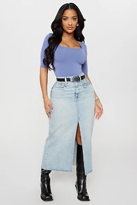 Nearly Naked Shapewear 3/4 Sleeve Bodysuit