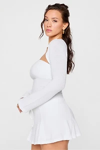 Breezy Knit Bell Sleeve Shrug