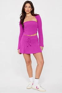 Breezy Knit Bell Sleeve Shrug