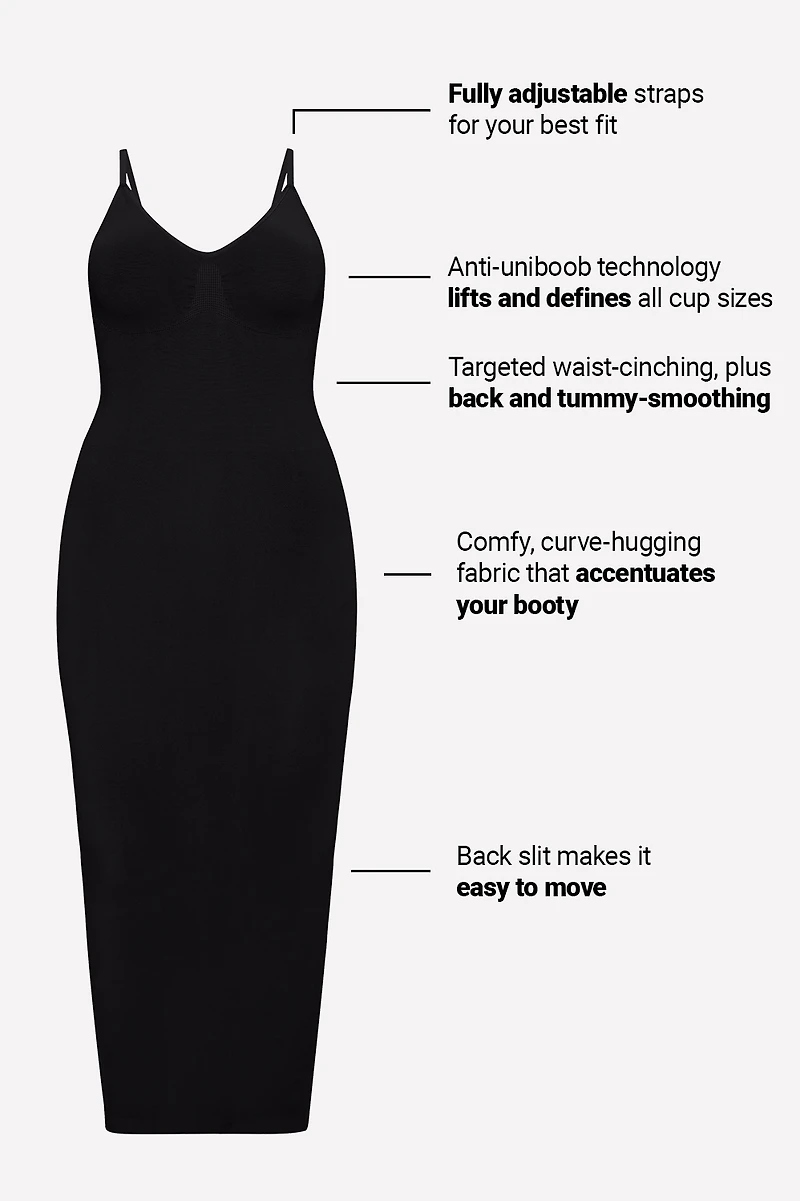Smooth As Hell Shaping Maxi Dress