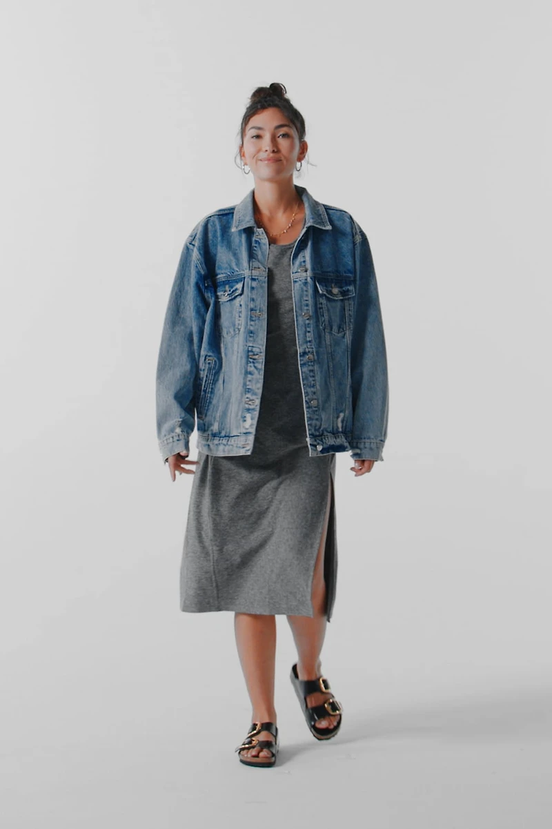 Cloud Jersey Midi Dress