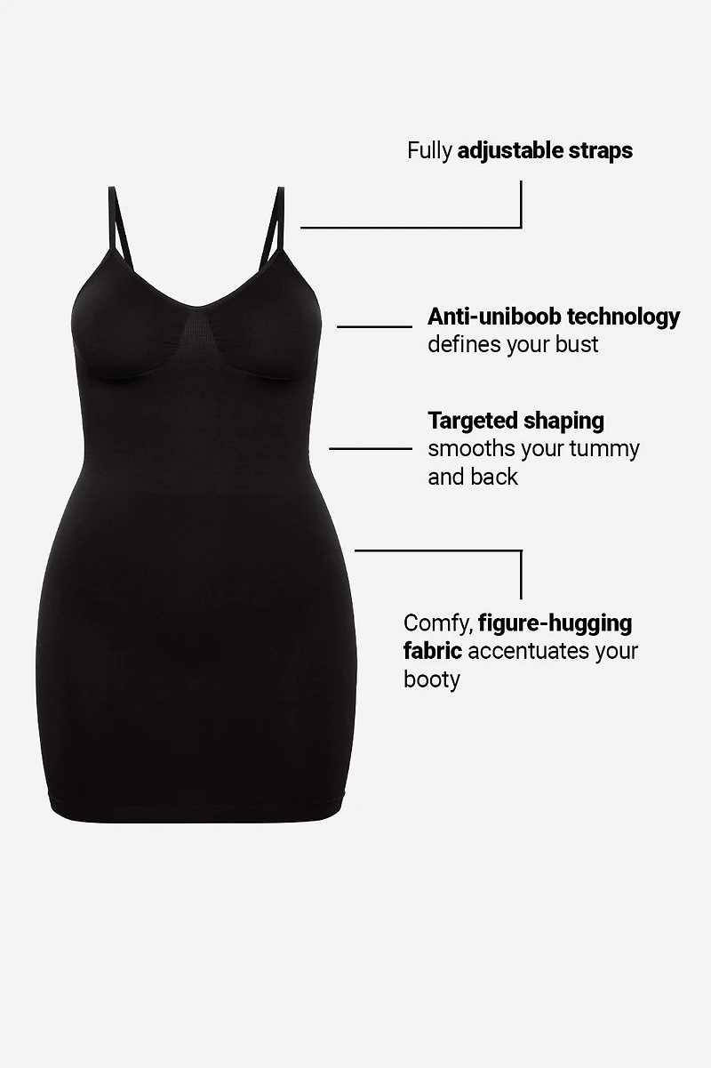 Smooth As Hell Shaping Mini Dress