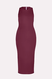 Soft Rib Sleeveless Maxi Dress