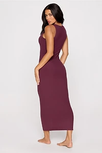Soft Rib Sleeveless Maxi Dress