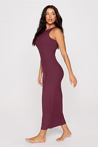 Soft Rib Sleeveless Maxi Dress