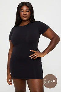 Seamless Short-Sleeve Dress