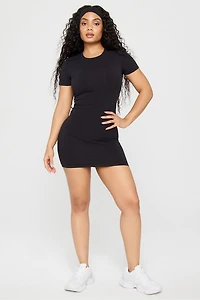 Seamless Short-Sleeve Dress