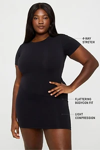 Seamless Short-Sleeve Dress