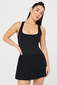Hot Shot Pleated Dress Ultra Mini
