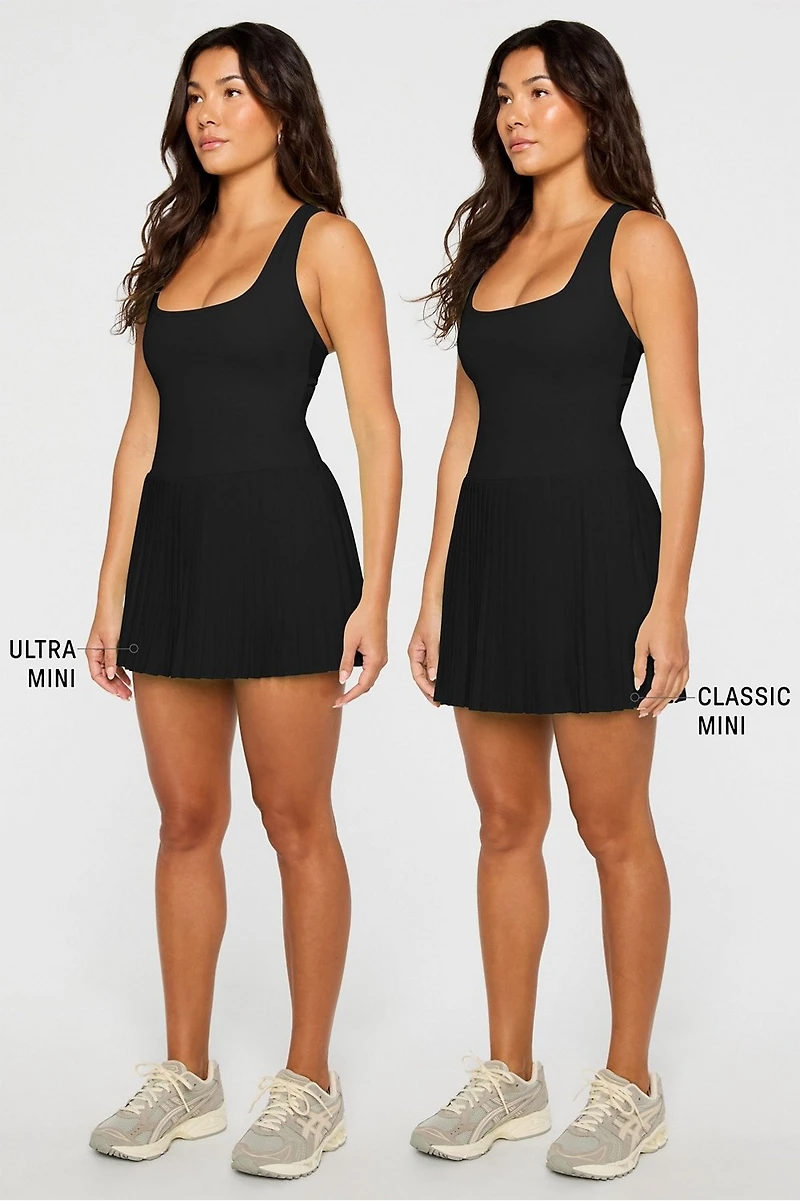 Hot Shot Pleated Dress Ultra Mini