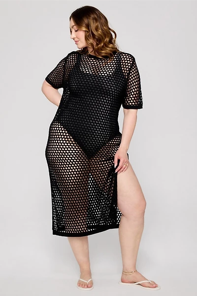 Crochet Midi Dress