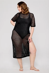 Crochet Midi Dress