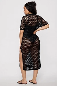 Crochet Midi Dress