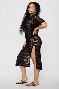 Crochet Midi Dress