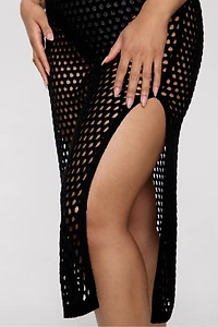 Crochet Midi Dress