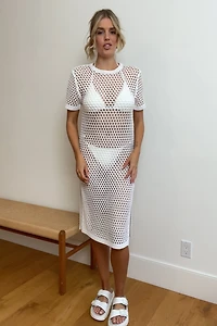 Crochet Midi Dress