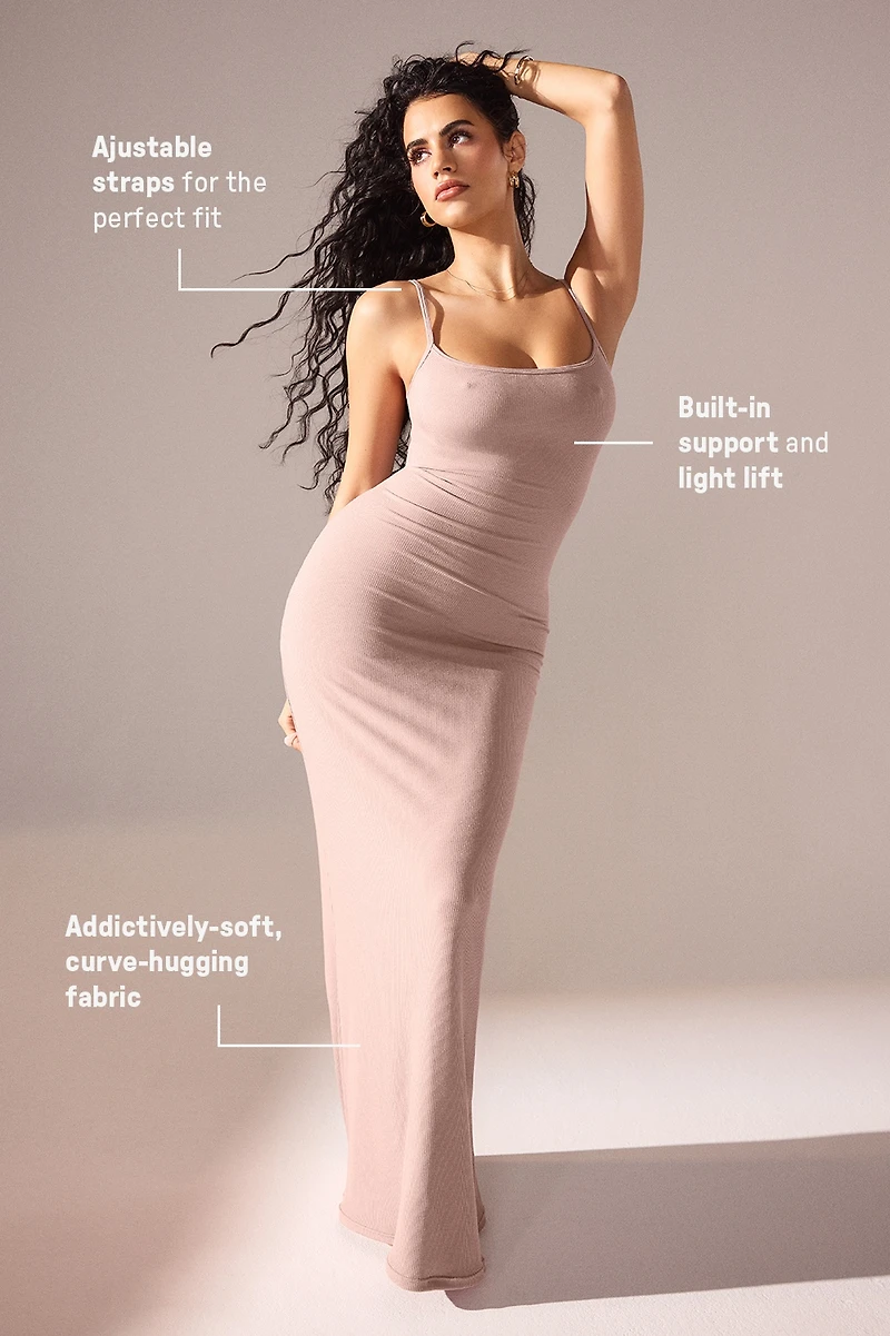 Soft Rib Maxi Dress