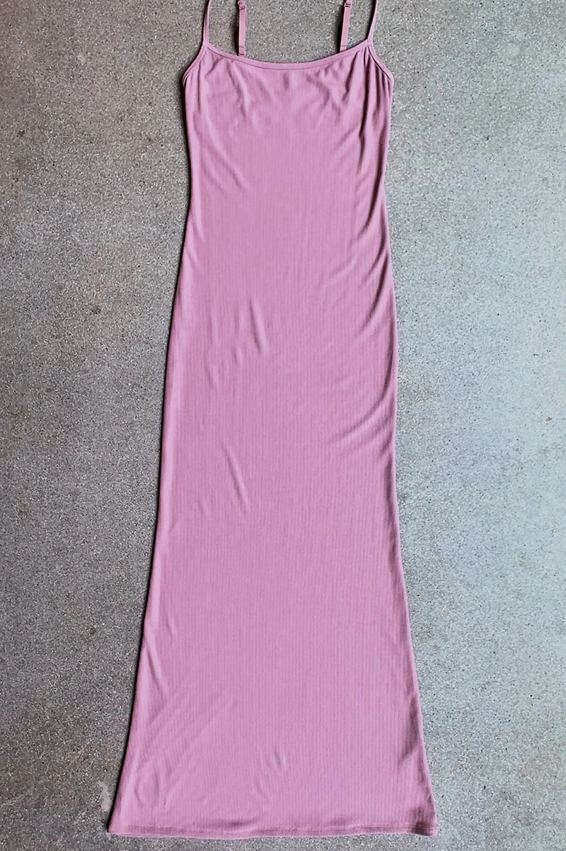 Soft Rib Maxi Dress