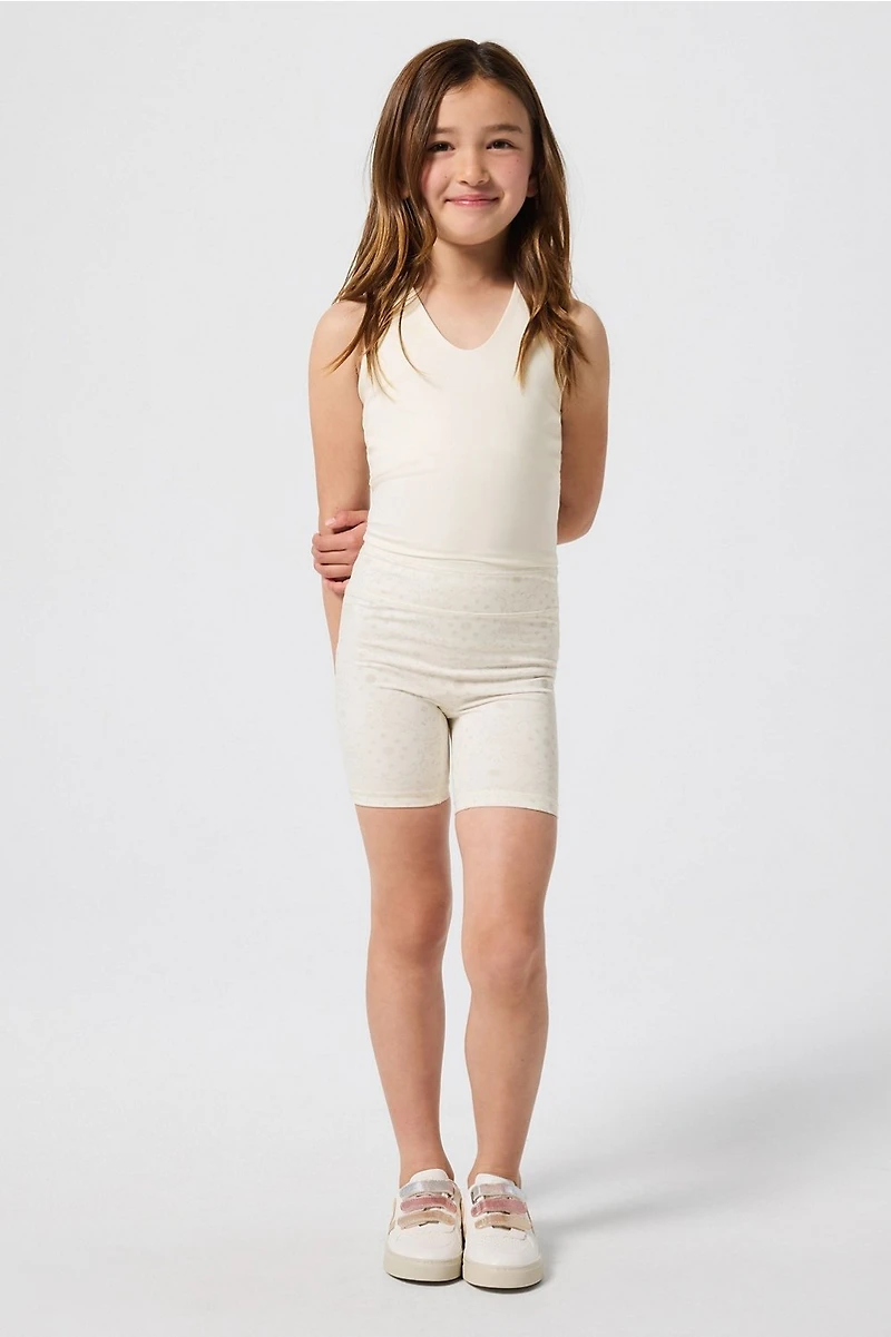 Girls Motion365+ Built-In Bra Cropped Tank