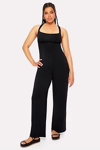 Smooth As Hell Criss Cross Back Jumpsuit