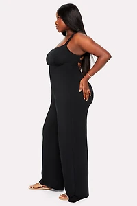 Smooth As Hell Criss Cross Back Jumpsuit