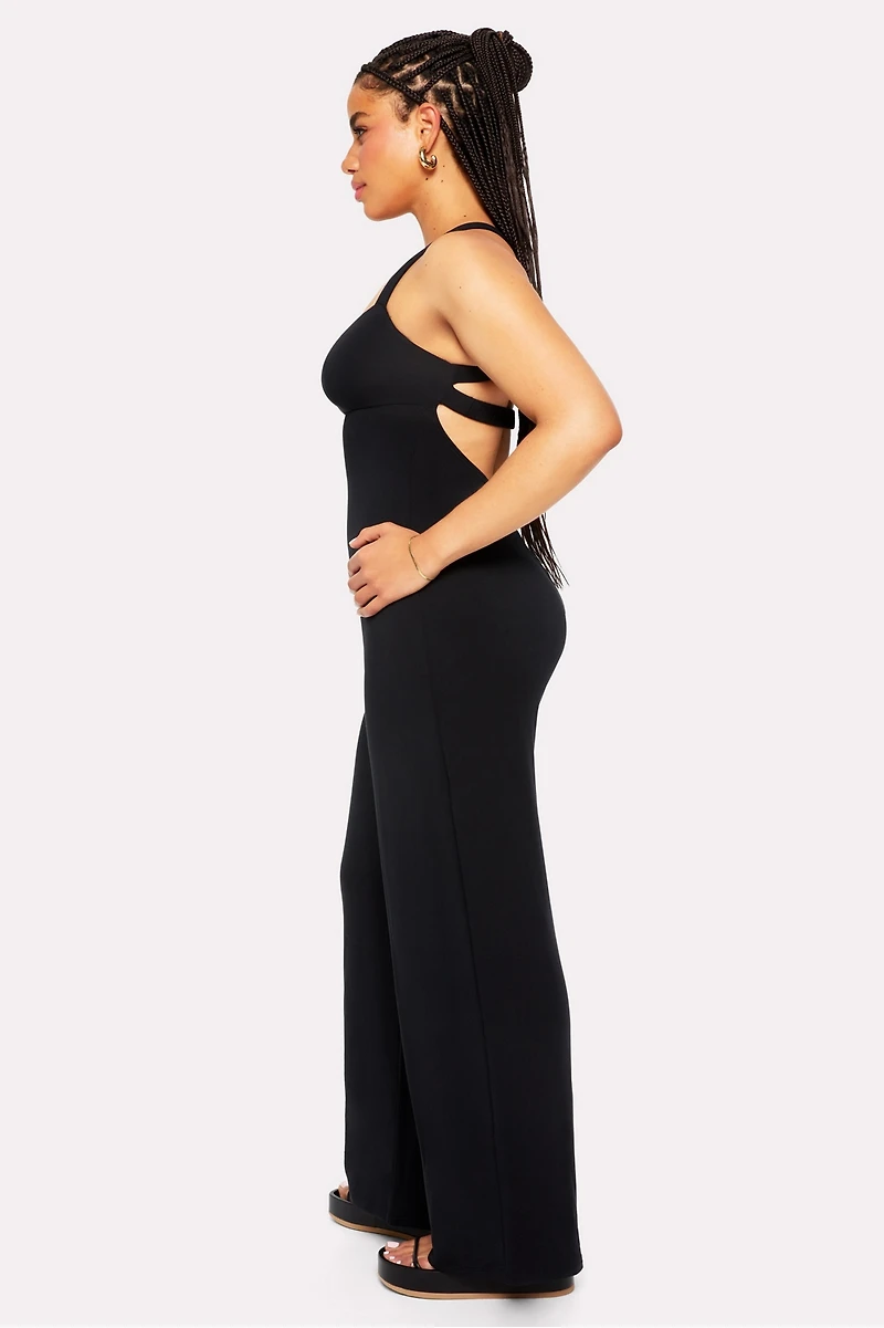 Smooth As Hell Criss Cross Back Jumpsuit