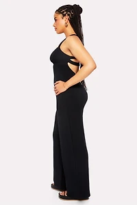 Smooth As Hell Criss Cross Back Jumpsuit