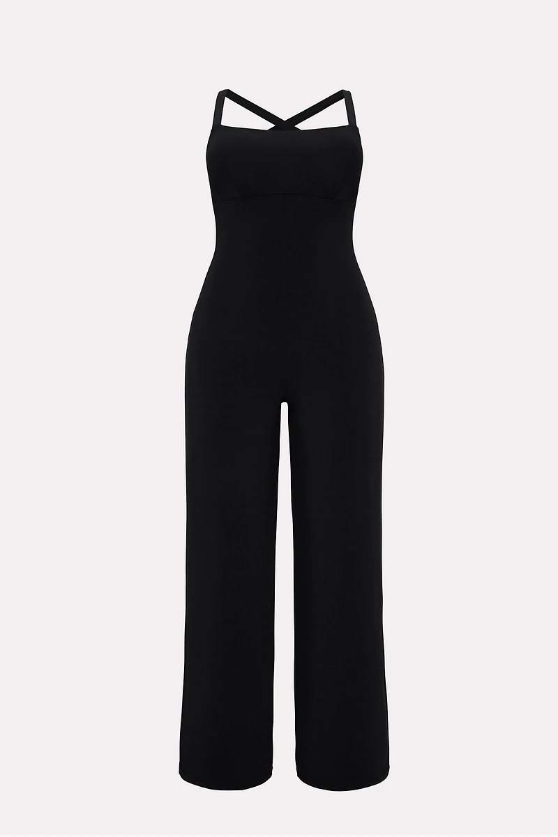 Smooth As Hell Criss Cross Back Jumpsuit