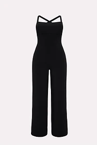 Smooth As Hell Criss Cross Back Jumpsuit