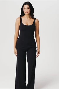 PureLuxe Wide-Leg Jumpsuit