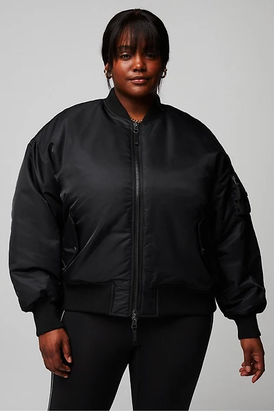 Iconic Oversized Bomber Jacket