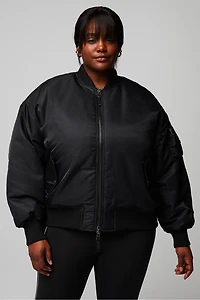 Iconic Oversized Bomber Jacket