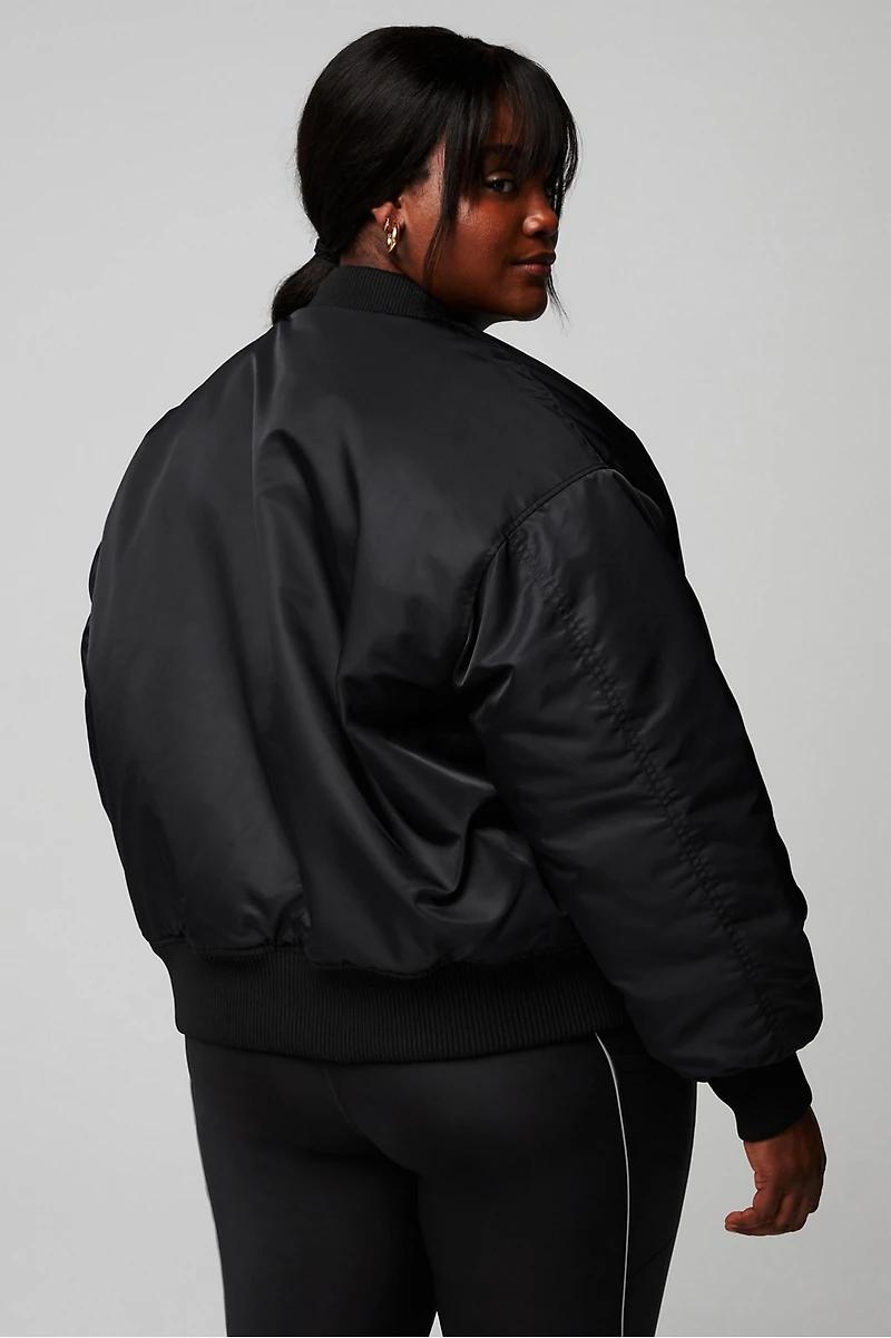 Iconic Oversized Bomber Jacket