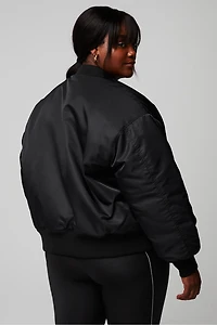Iconic Oversized Bomber Jacket