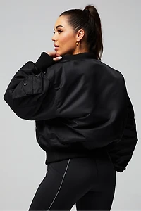 Iconic Oversized Bomber Jacket