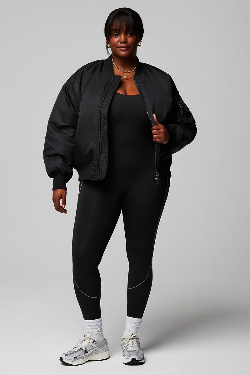Iconic Oversized Bomber Jacket
