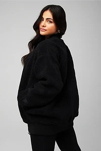 Teddy Oversized Bomber Jacket