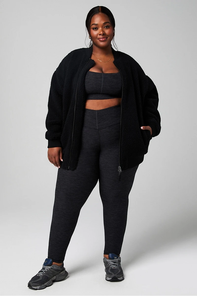 Teddy Oversized Bomber Jacket