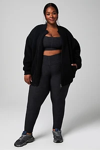 Teddy Oversized Bomber Jacket