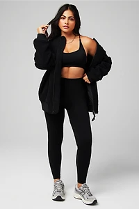 Teddy Oversized Bomber Jacket