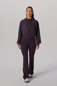 Cold Weather Full-Zip Cropped Hoodie