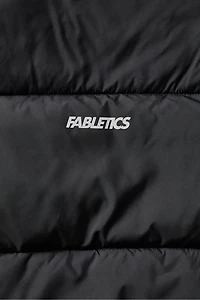 Essential Cropped Hooded Puffer Vest